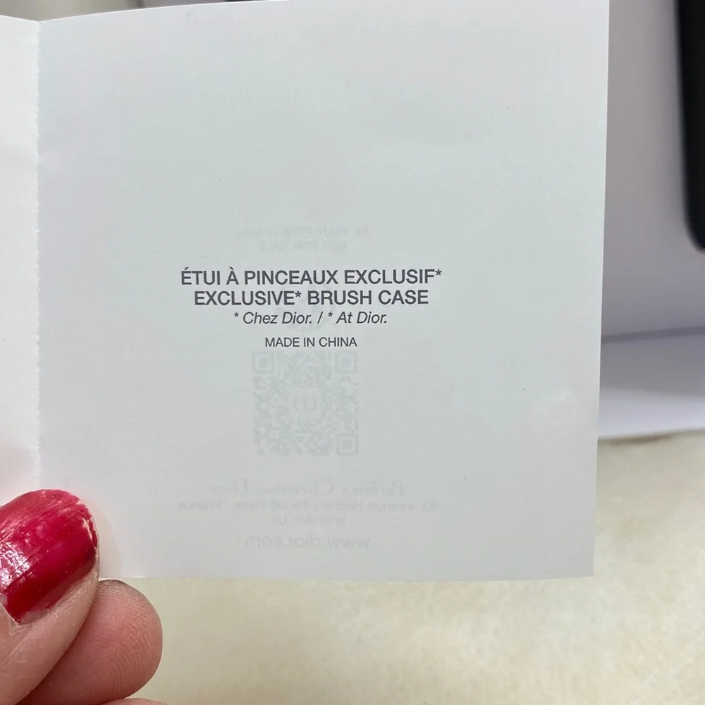 Dior Beauty Brush Set in Case-NIB